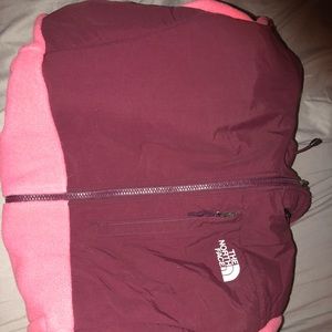 North face zip up sweater
